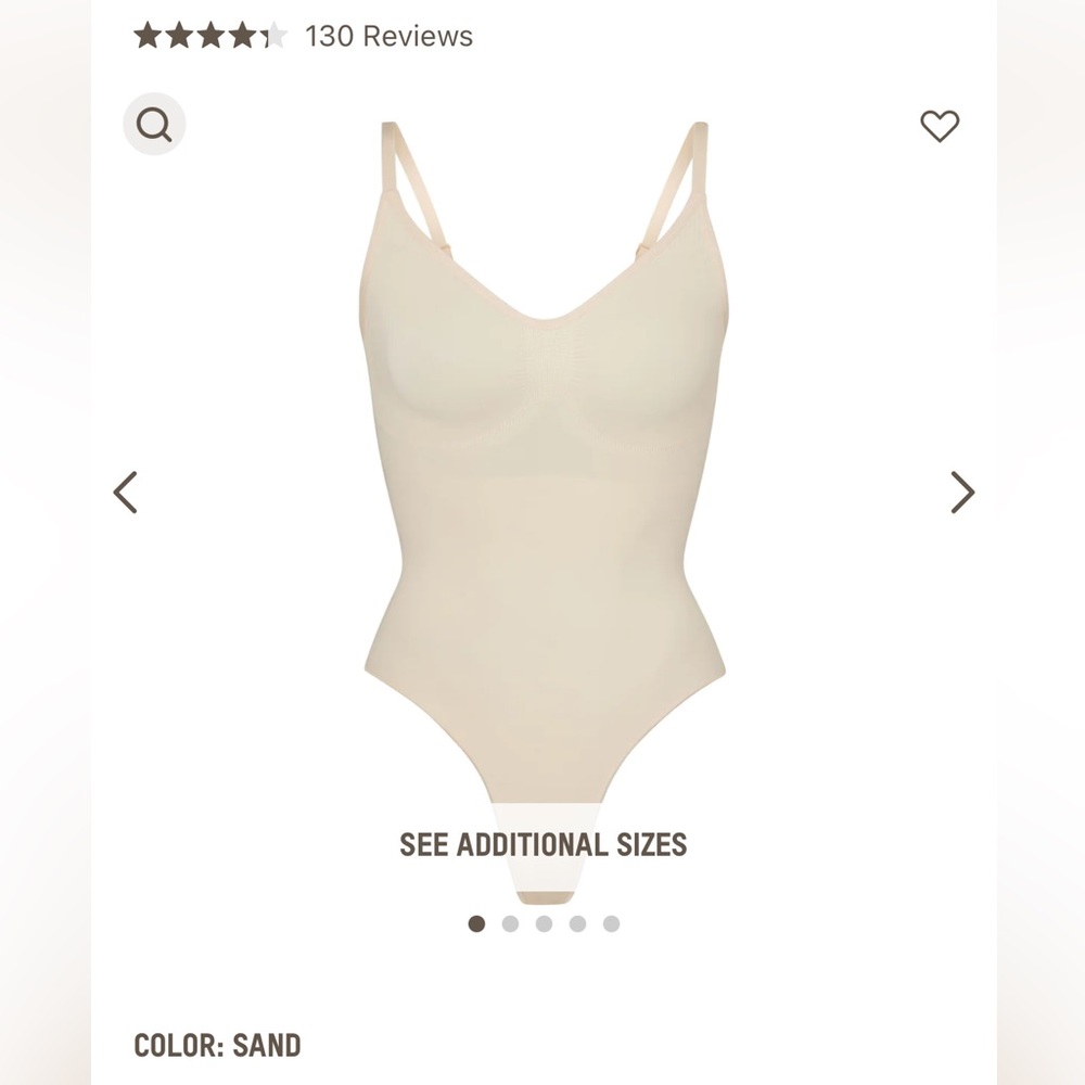 SKIMS Seamless Sculpt Thong Bodysuit